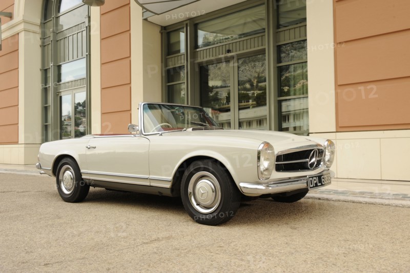 Mercedes Benz 230SL 1963. Artist: Simon Clay.