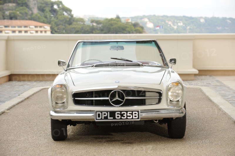 Mercedes Benz 230SL 1963. Artist: Simon Clay.