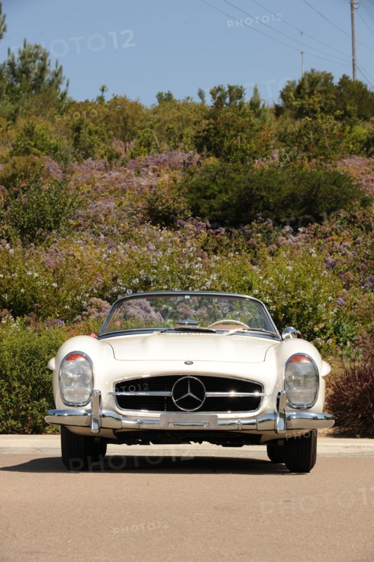 Mercedes Benz 300 SL roadster 1958. Artist: Simon Clay.