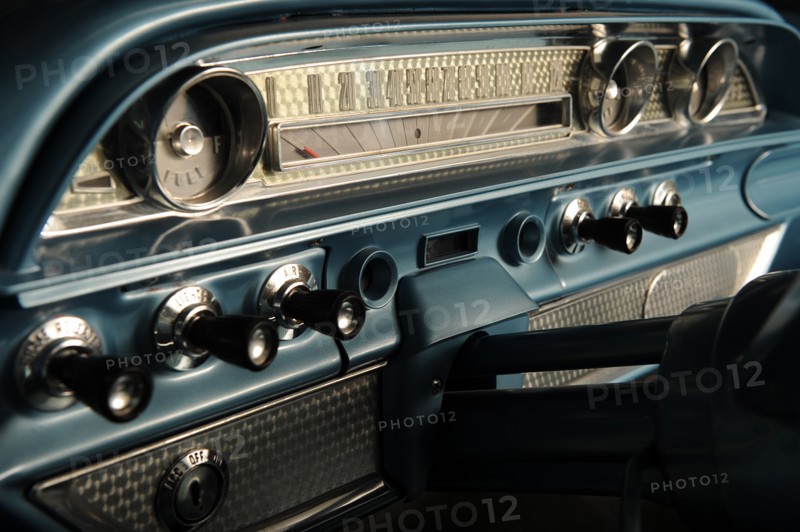 Ford Galaxie 500 race car 1962. Artist: Simon Clay.