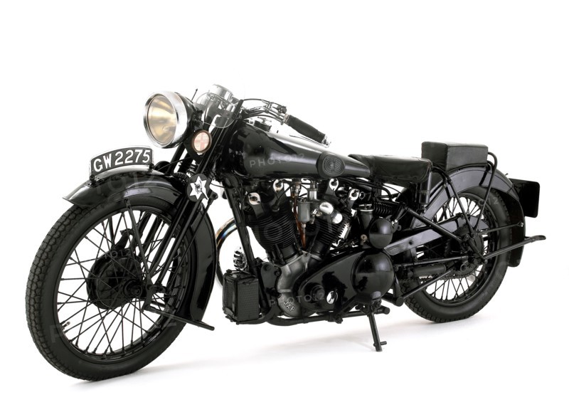 1932 Brough Superior 10hp SS100, Lawrence of Arabia's Bike. Artist: Unknown.