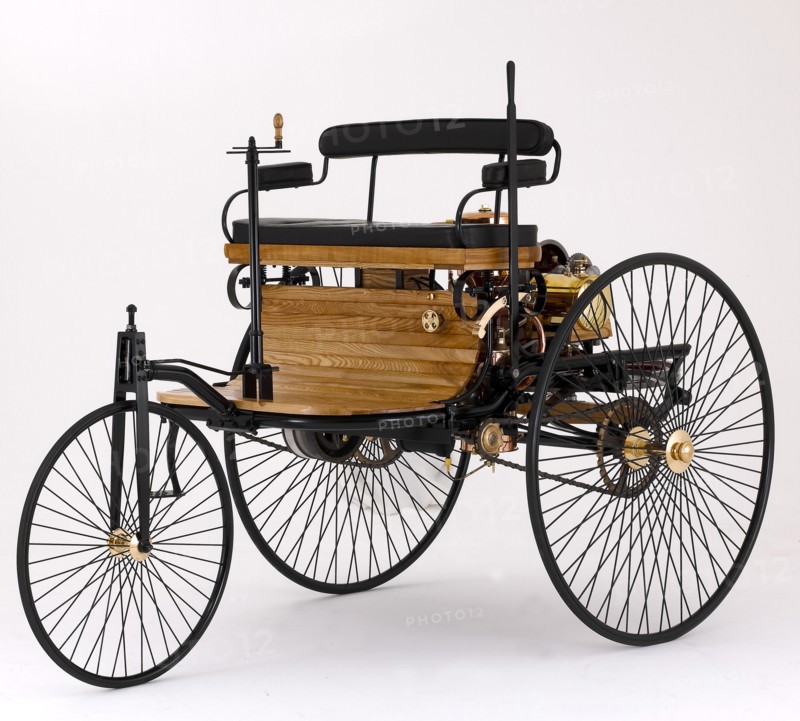 1885 Benz Three Wheeler. Artist: Unknown.