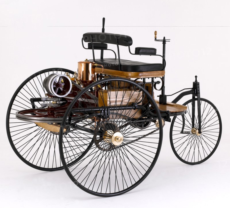 1885 Benz Three Wheeler. Artist: Unknown.