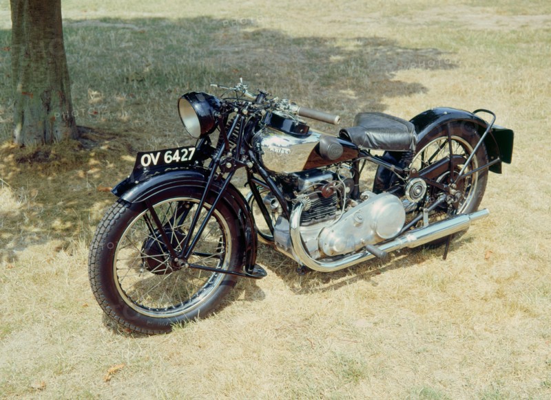1931 Ariel Square Four 497cc motorcycle. Artist: Unknown.