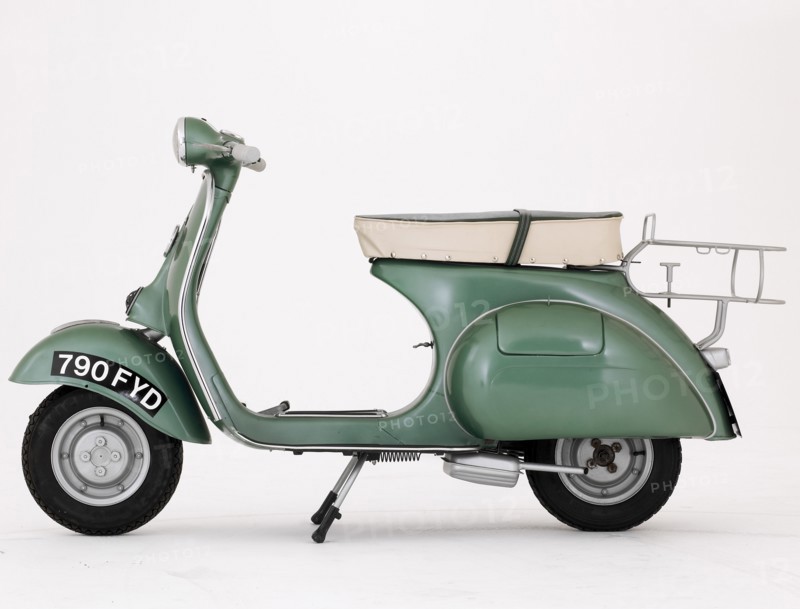 1950 Douglas Vespa 152-L2 scooter. Artist: Unknown.