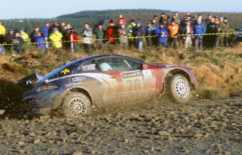 2002 Ford Puma driven by Alexander Foss on Network Q Rally. Artist: Unknown.