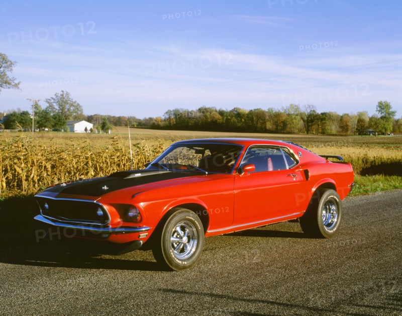 1969 Ford Mustang Mach 1. Artist: Unknown.
