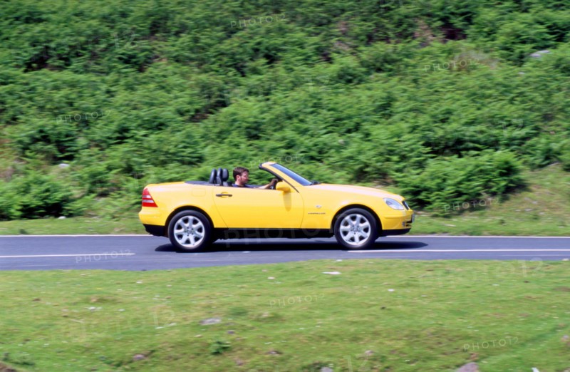 1998 Mercedes Benz SLK 230. Artist: Unknown.