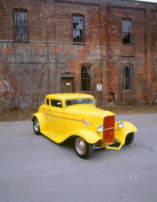 1932 Ford V8 coupe customised. Artist: Unknown.