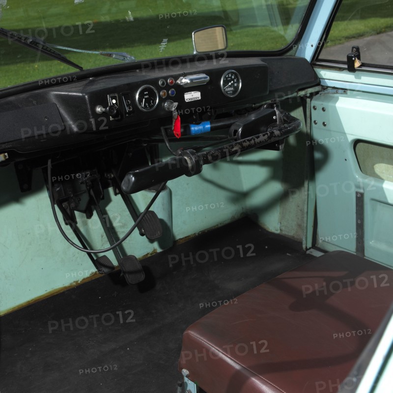 1976 AC model 70 invalid carriage interior. Artist: Unknown.