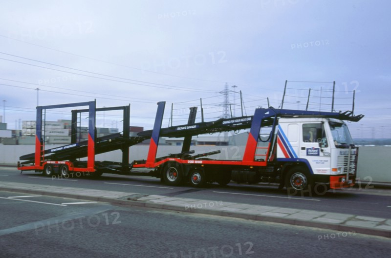 Volvo car transporter 1999. Artist: Unknown.
