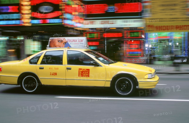 New York Yellow Taxi cab, 1995. Artist: Unknown.