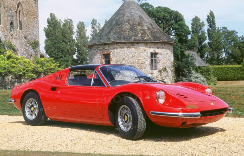 1974 Ferrari Dino 246 GTS. Artist: Unknown.
