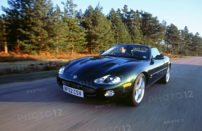 2002 Jaguar XKR convertible. Artist: Unknown.