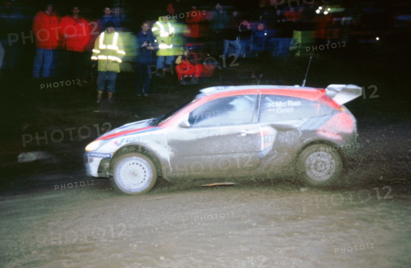 1999 Ford Focus wrc, 1999 network Q rally, Colin McRae. Artist: Unknown.
