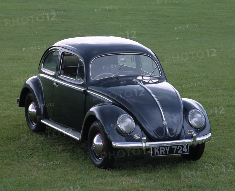 1953 Volkswagen Beetle export. Artist: Unknown.