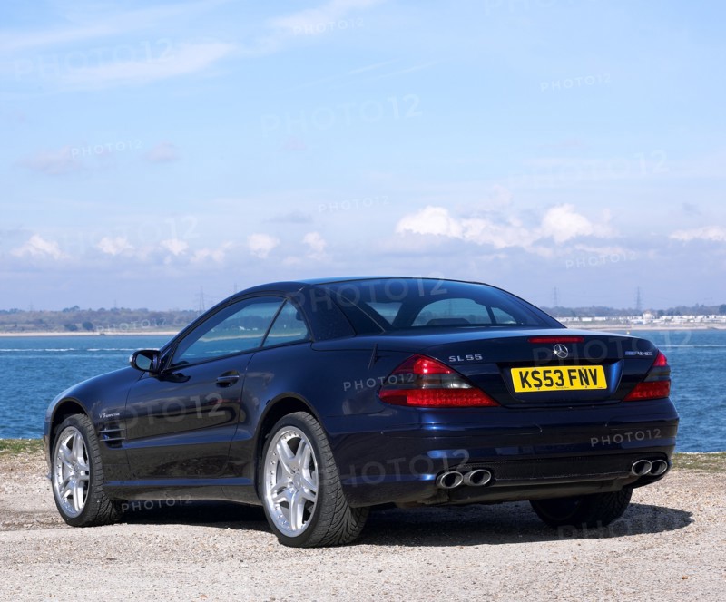 2003 Mercedes Benz SL55 AMG. Artist: Unknown.