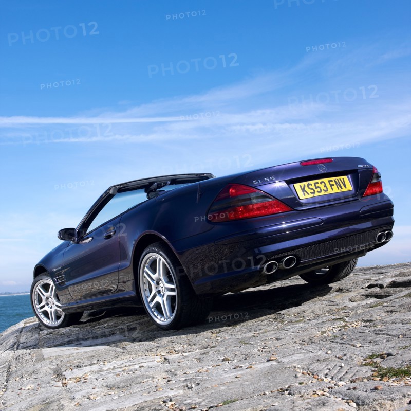 2003 Mercedes Benz SL55 AMG. Artist: Unknown.