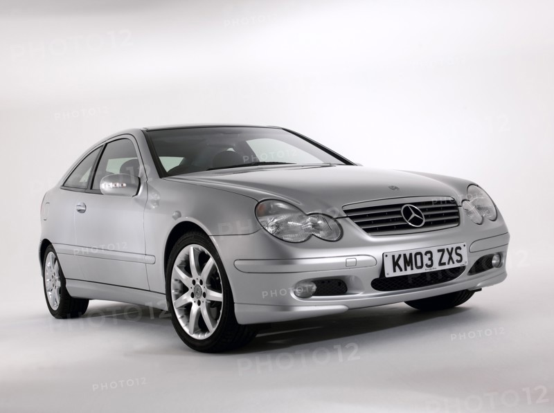 2003 Mercedes Benz C200k Coupe. Artist: Unknown.