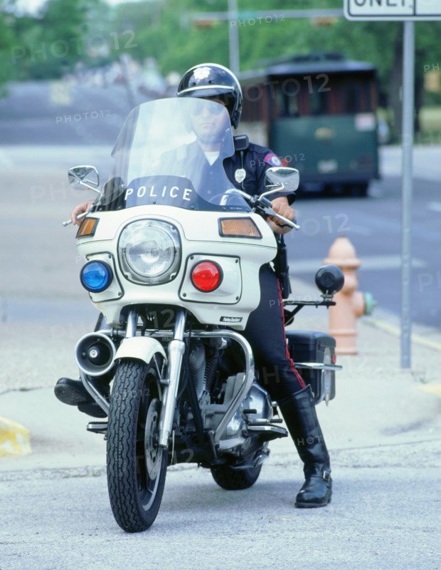 1992 Harley Davidson Police Bike. Artist: Unknown.