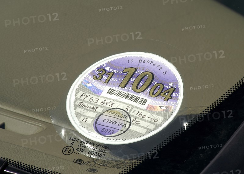 UK Tax Disc. Artist: Unknown.