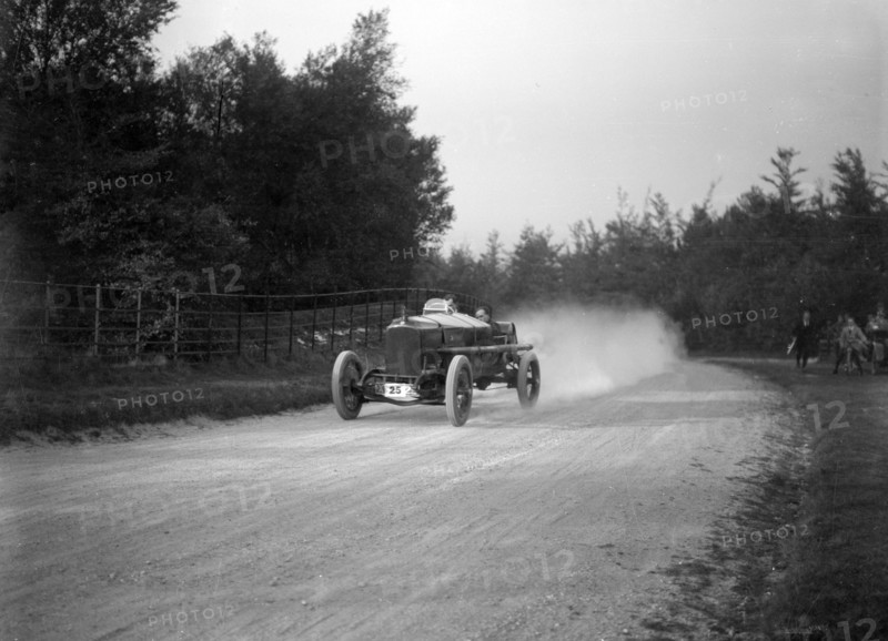 Vauxhall 30/98, Inter-Varsity Hillclimb, Tring, Hertfordshire, 5 March 1921.   Artist: Bill Brunell.