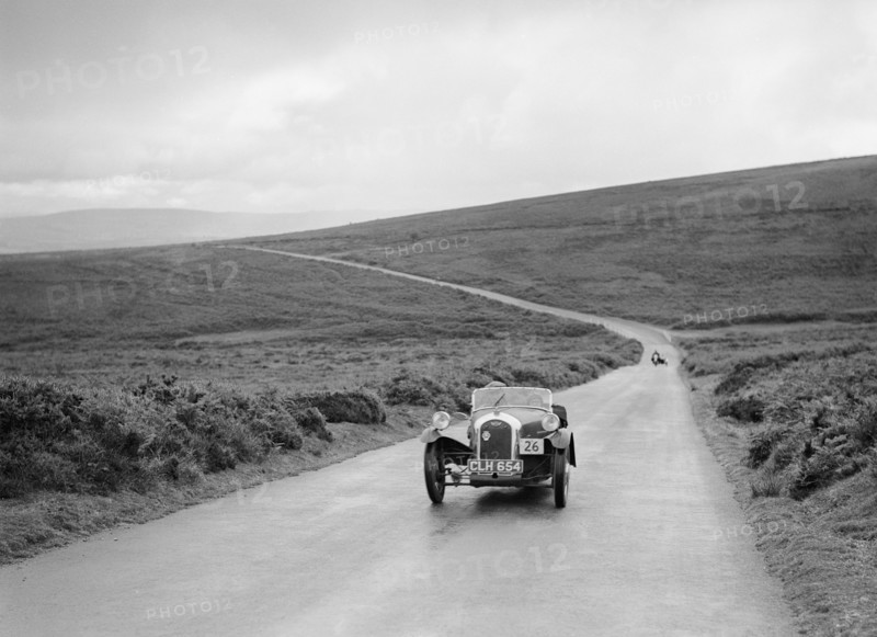 Morgan 3 wheeler of AS Pratt, winner of a silver award at the MCC Torquay Rally, July 1937. Artist: Bill Brunell.
