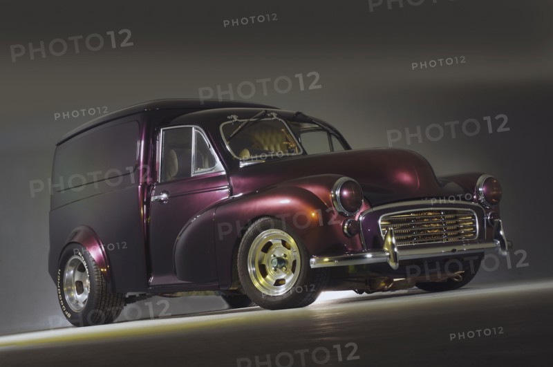 Customised Morris Minor Van. Artist: Unknown.