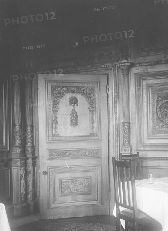 Interior door, Wykehurst Place, Bolney, Sussex. Artist: Bill Brunell.