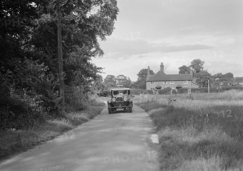 Humber Snipe taking part in a First Aid Nursing Yeomanry trial or rally, 1931. Artist: Bill Brunell.