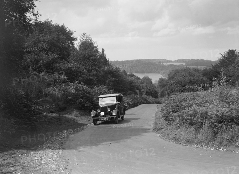 Morris Cowley Tourer taking part in a First Aid Nursing Yeomanry trial or rally, 1931. Artist: Bill Brunell.