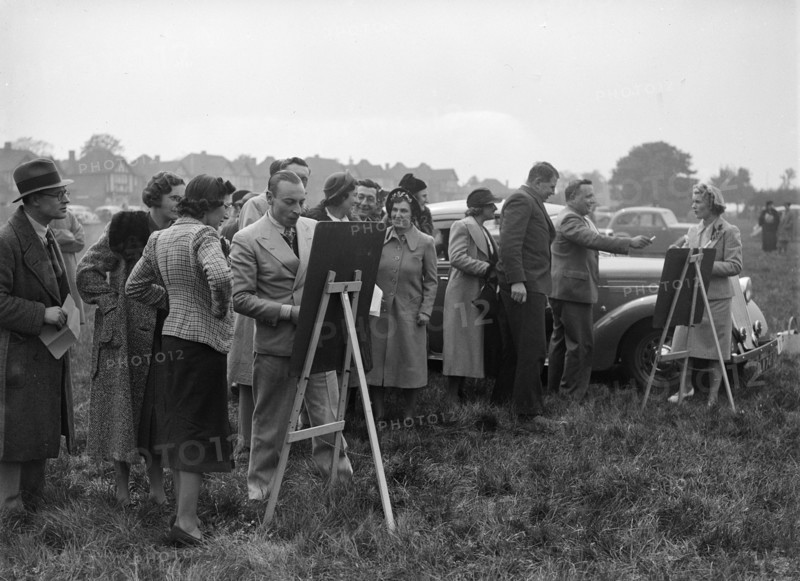 Standard Car Owners Club Gymkhana, 8 May 1938. Artist: Bill Brunell.