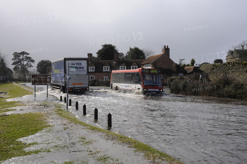 Floods at Beaulieu 2008. Artist: Unknown.
