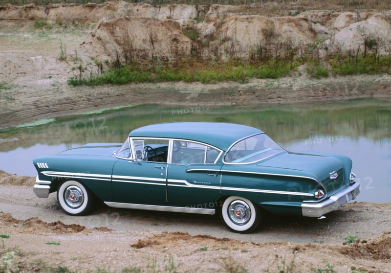 1958 Chevrolet Biscayne. Artist: Unknown.