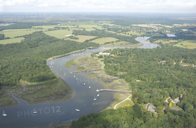 Beaulieu Aerial shots. Artist: Unknown.