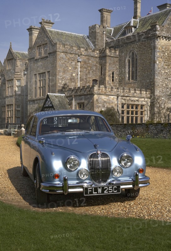 1965 Jaguar Mk2 3.8 Artist: Unknown.