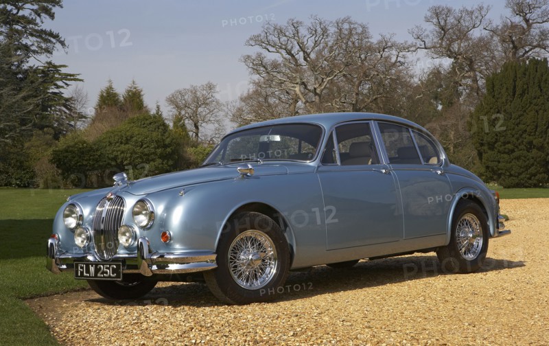 1965 Jaguar Mk2 3.8 Artist: Unknown.