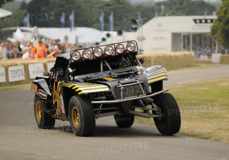 2009 Trophy Truck off road racer at Goodwood Artist: Unknown.