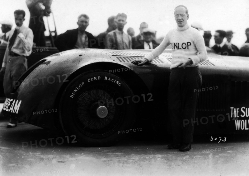 Sunbeam 1000hp World Land speed record attempt at Daytona 1927 Artist: Unknown.