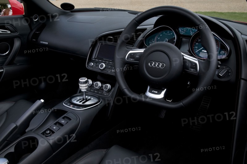2010 Audi R8 Spider V10 dashboard Artist: Unknown.