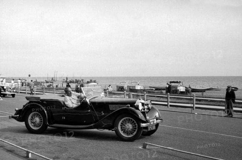 1937 Riley Lynx on the 1953 Brighton rally Artist: Unknown.