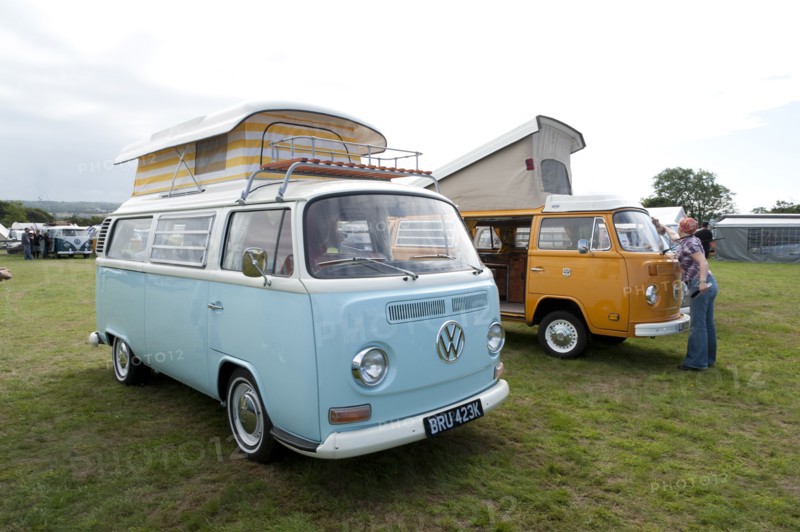 Volkswagen camper van at V Dub Island event, Isle of Wight 2013 Artist: Unknown.