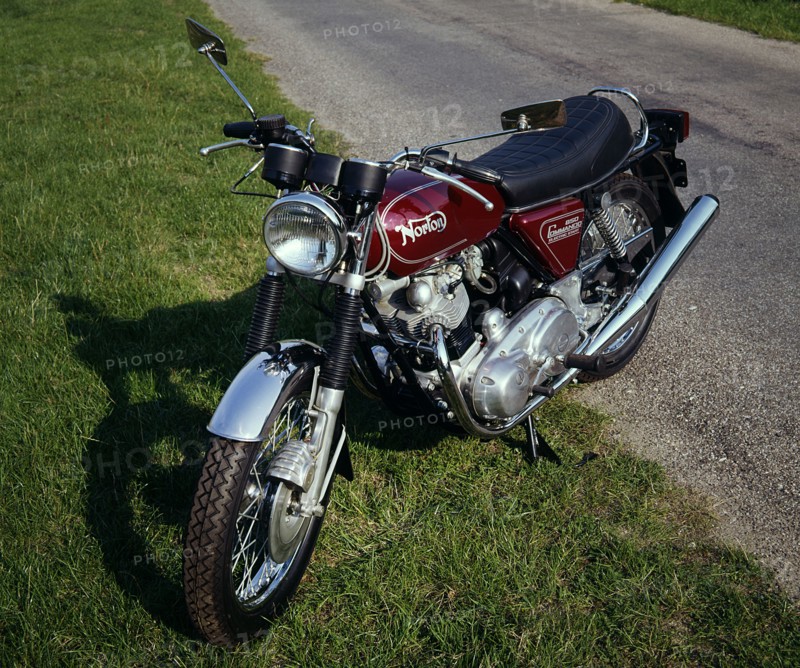 1974 Norton Commando Interstate 850cc Artist: Unknown.
