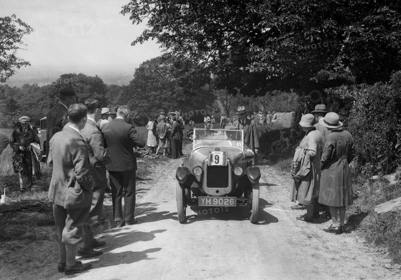 Austin 7 Cup Model of Miss J Sander of the London Centre Team at the JCC Inter-Centre Rally, 1932. Artist: Bill Brunell.