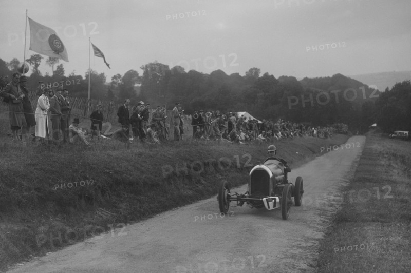 Bolster Special of R Bolster, MAC Shelsley Walsh Speed Hill Climb, Worcestershire, 1935. Artist: Bill Brunell.