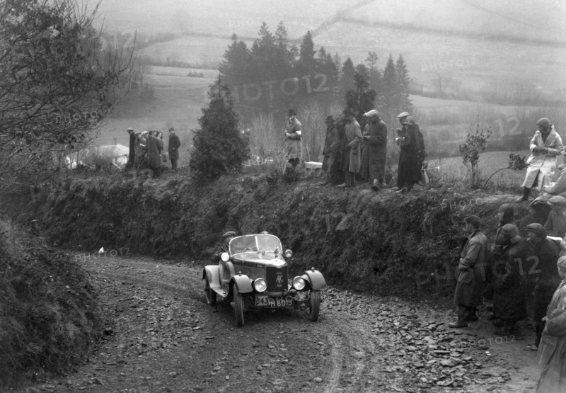 AC Acedes Six competing in the MCC Lands End Trial, 1935. Artist: Bill Brunell.