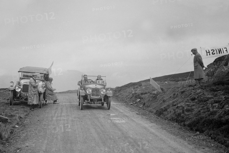 Charron-Laycock of T Shaw competing in the Scottish Light Car Trial, 1922. Artist: Bill Brunell.