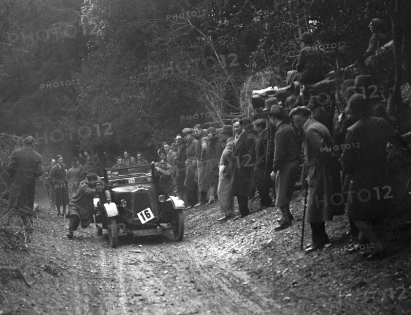 Talbot of EPH Jones competing in the JCC Half-Day Trial, 1930. Artist: Bill Brunell.