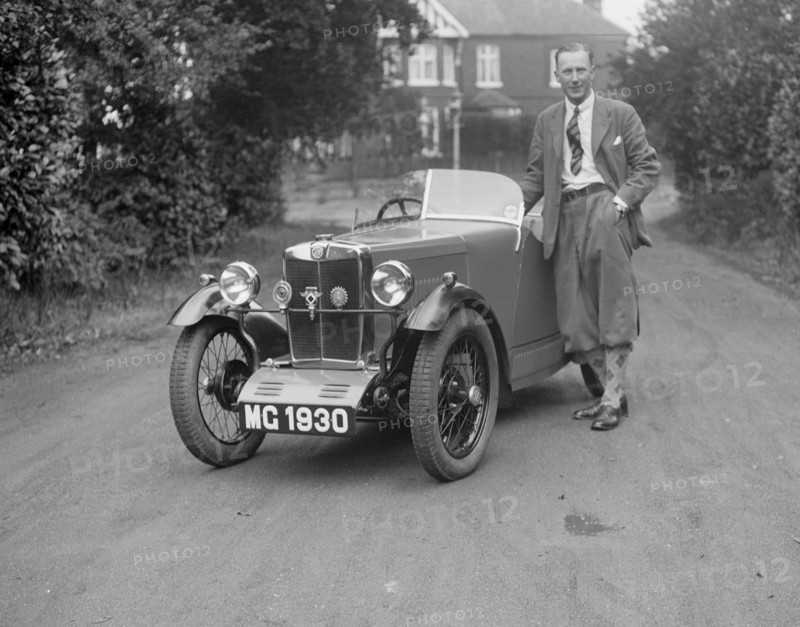 MG M type of C Robinson, c1929. Artist: Bill Brunell.