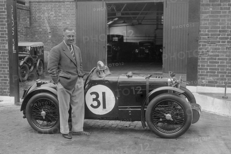 MG C type Midget of Cyril Paul at the RAC TT Race, Ards Circuit, Belfast, 1932. Artist: Bill Brunell.